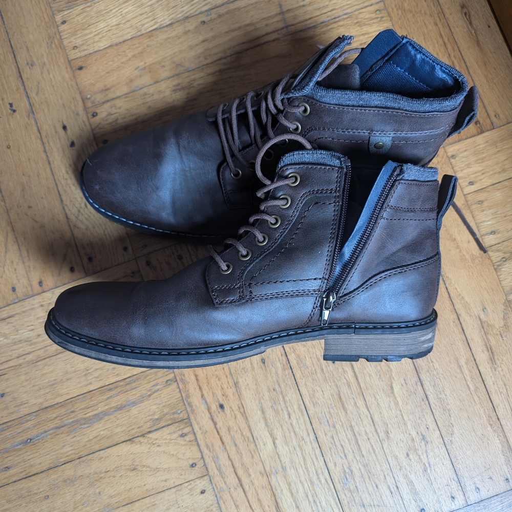 Brown Leather Men's Boots